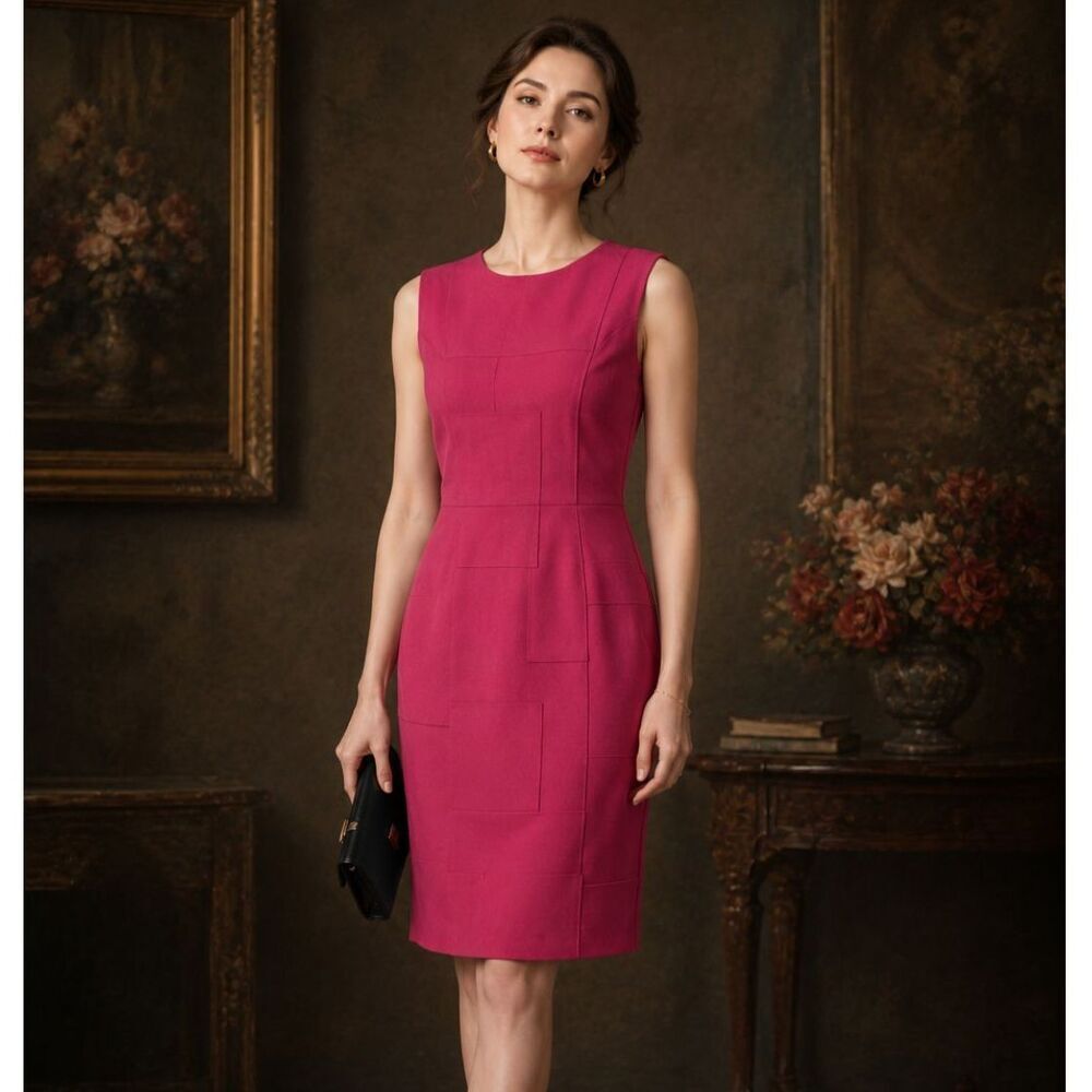Oscar de la Renta Knee-Length wool Dress Size: 6